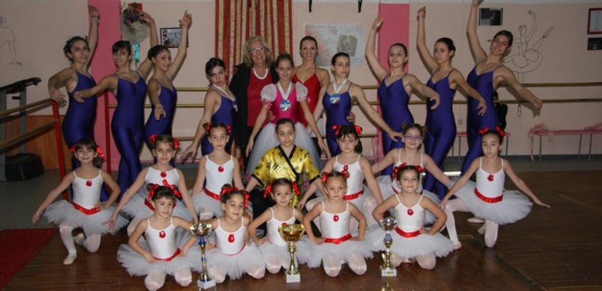 Sei primi posti per le giovani ballerine della scuola di danza di Claudia Abbate - 