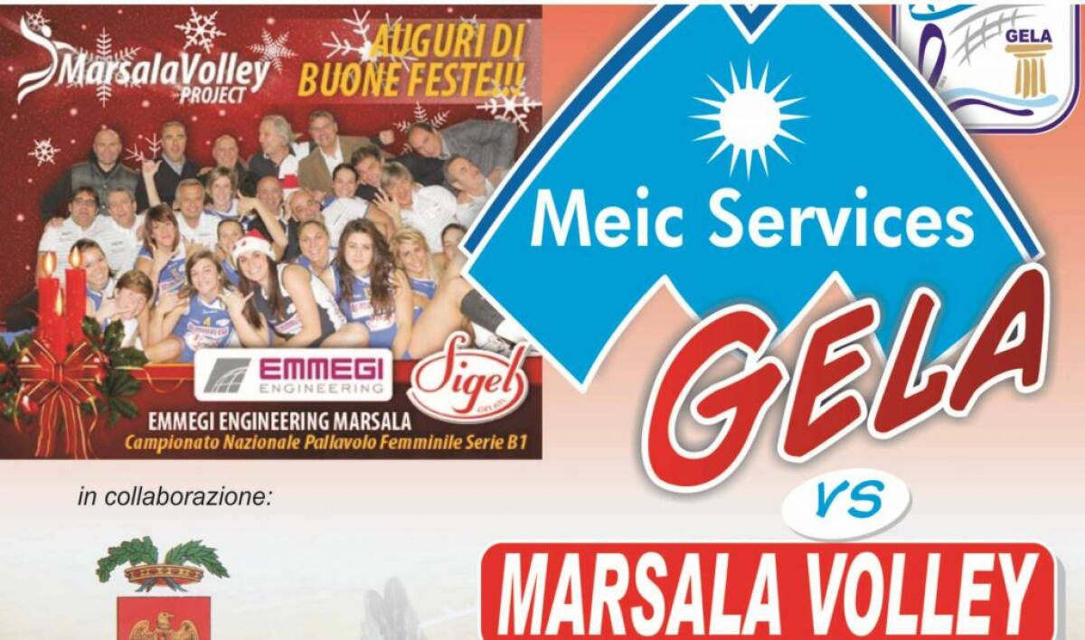 Amichevole di lusso di fine anno per la Meic Services contro il Marsala - 