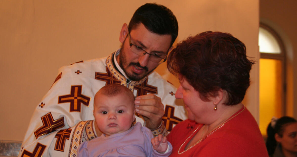 Battesimo con messa ortodossa nella chiesa Sant'Antonio di don Tandurella - 