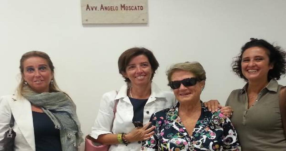 L'aula della sezione civile del tribunale intitolata all'avvocato Moscato - 