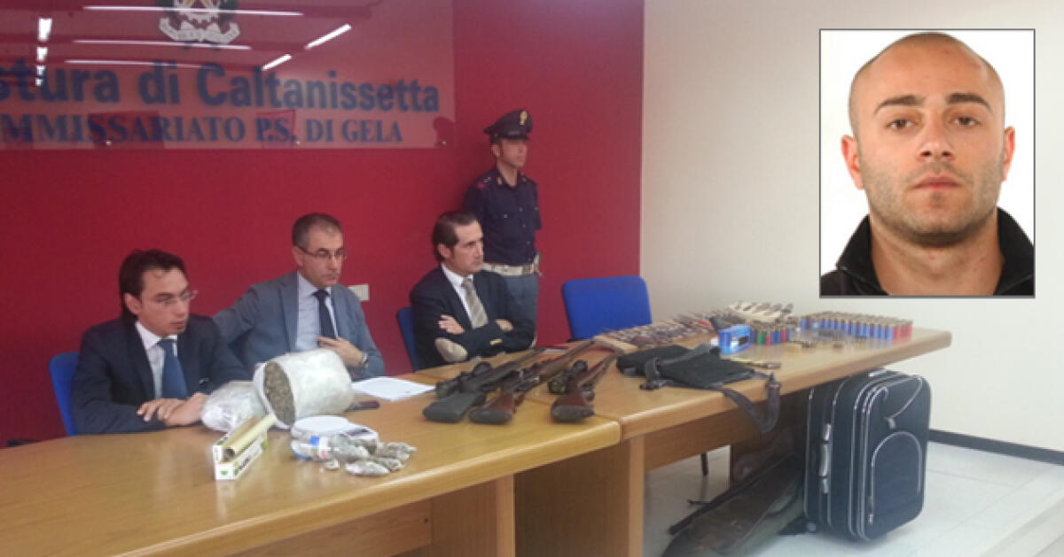 Nel garage di casa un vero e proprio arsenale, arrestato pregiudicato gelese - 