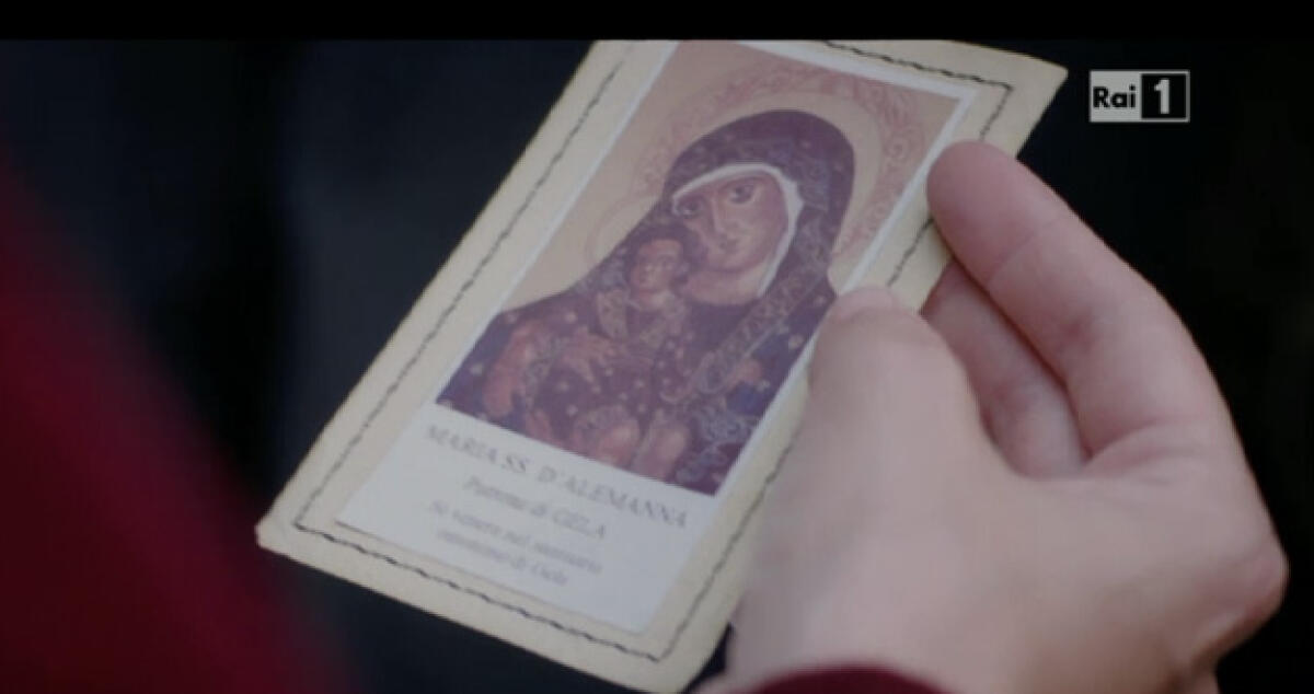 Immagine sacra della Patrona di Gela, amuleto in fiction in onda su Raiuno -