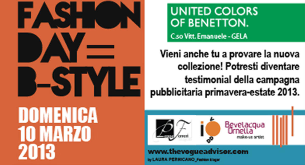 Benetton alla ricerca del  volto pubblicitario primavera estate 2013 - 