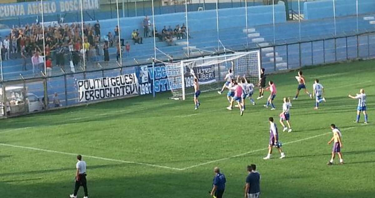 Gela a valanga: Gangi travolto da 5 gol e in fuga solitaria, Atletico ko a Canicattì - 