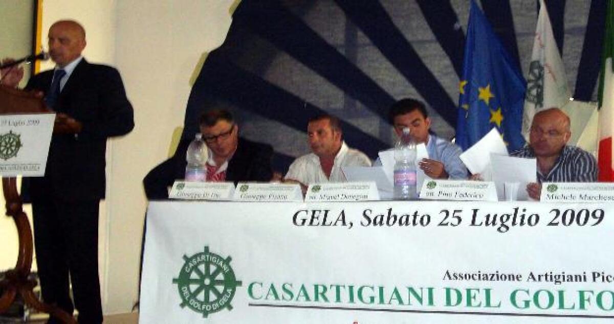 Strappo con Caltanissetta, Terlati e gli altri aderiscono a Casartigiani del Gollfo - 
