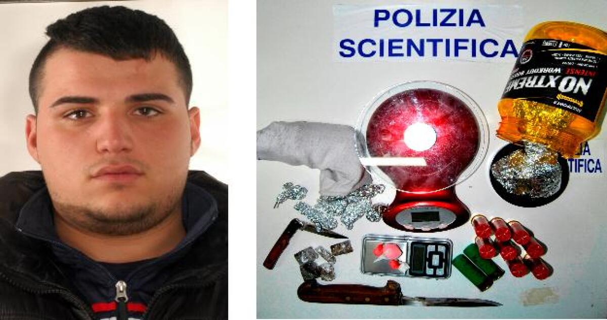 A casa nascondeva cocaina e hashish, arrestato un giovane - 