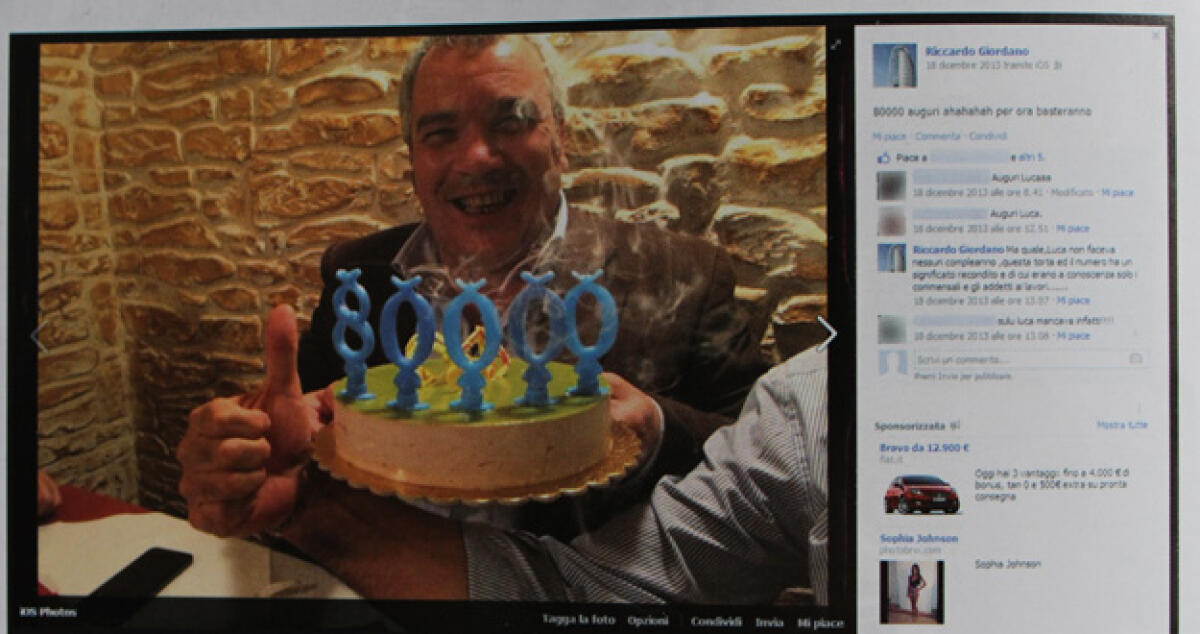 Lo scoop di "S" e quella foto con la torta, l'Asp ritira la delibera di 225 mila euro -