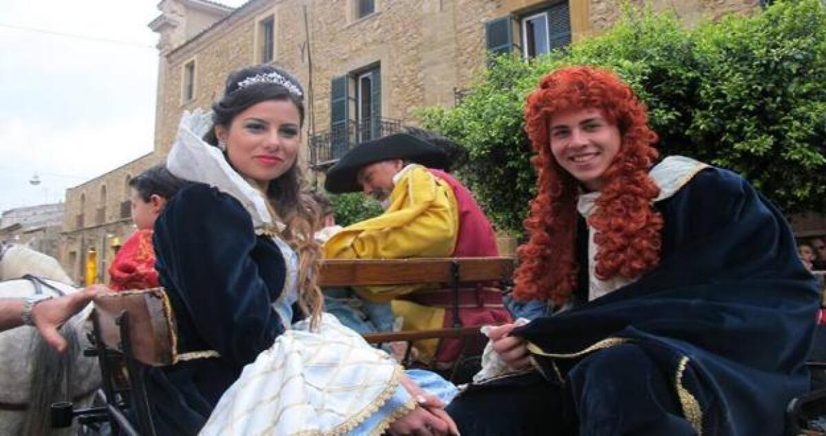 Sfilata di dame e cavalieri per i Principi di Carafa, spettacolo a Mazzarino - 