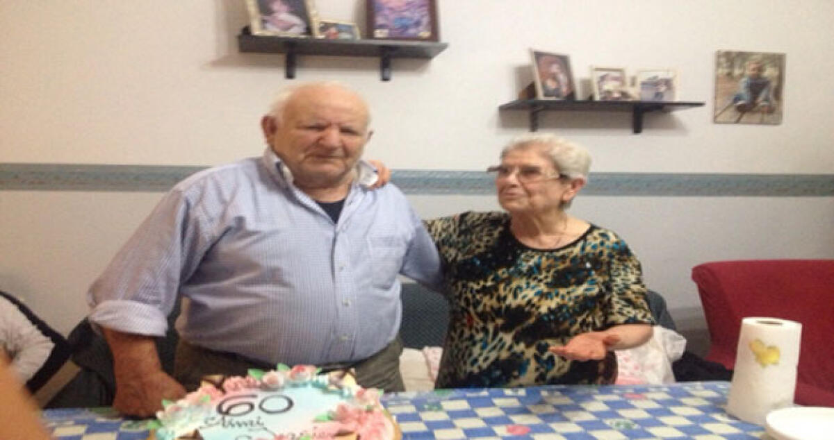 "Per sempre" e per amore, 60 anni di matrimonio tra Angelo e Vincenza - 