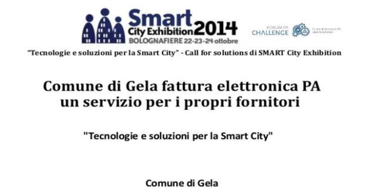 Fatture elettroniche, il Comune è tra i primi in Italia: premiato allo Smart City - 