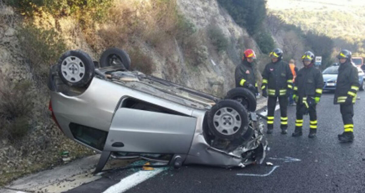 Ancora un incidente stradale sulla ss115, tra i cinque feriti una quattordicenne -