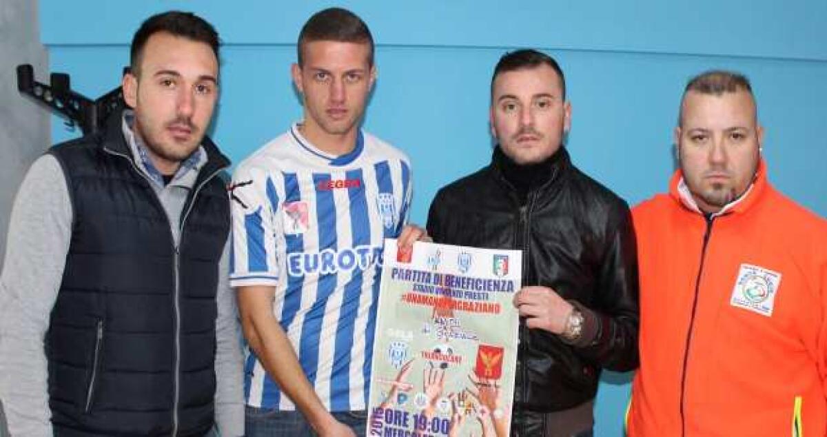 Anche il calcio si stringe attorno a Graziano, triangolare domani al Presti -