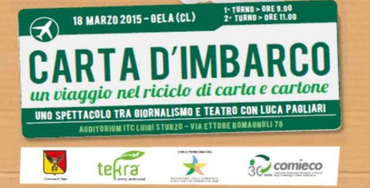 Viaggio in una scatola di cartone, spettacolo teatrale per stimolare il riciclo -