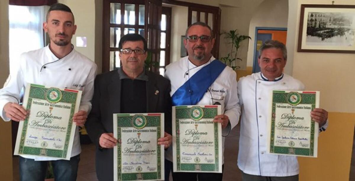 Ambasciatori della cucina italiana nel mondo, premiati 4 cuochi gelesi - 