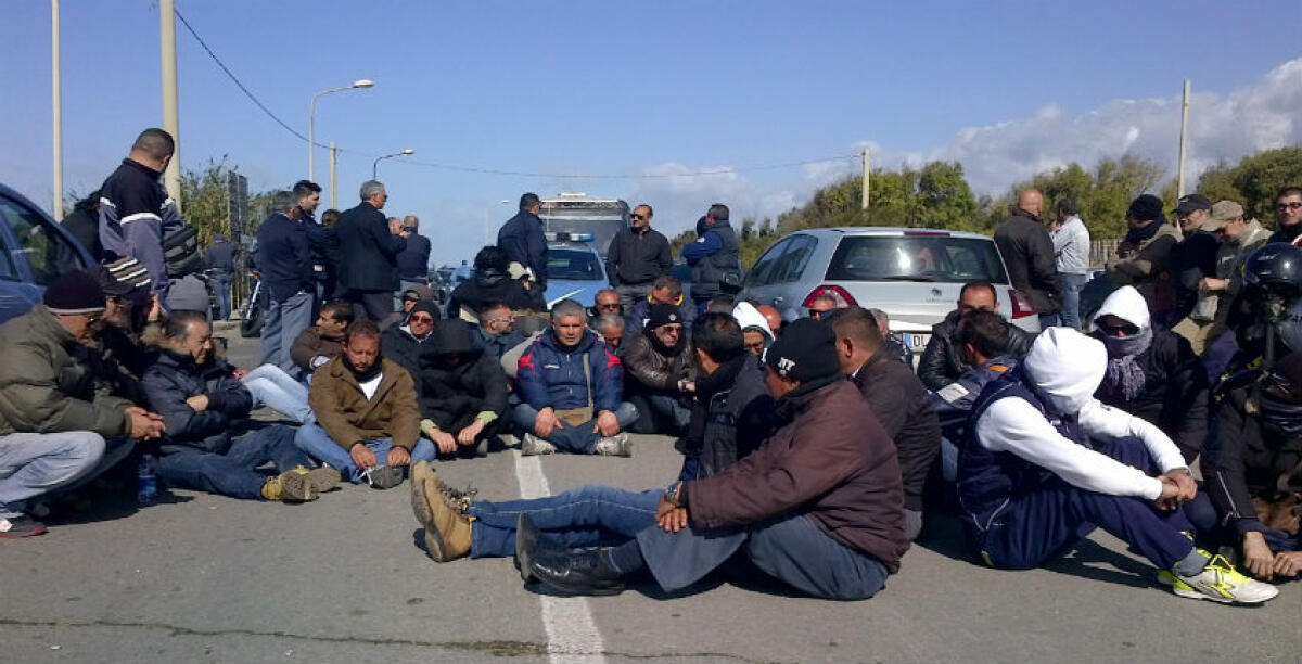Un anno fa i blocchi di protesta dell'indotto Eni, "stiamo peggio di prima!" -
