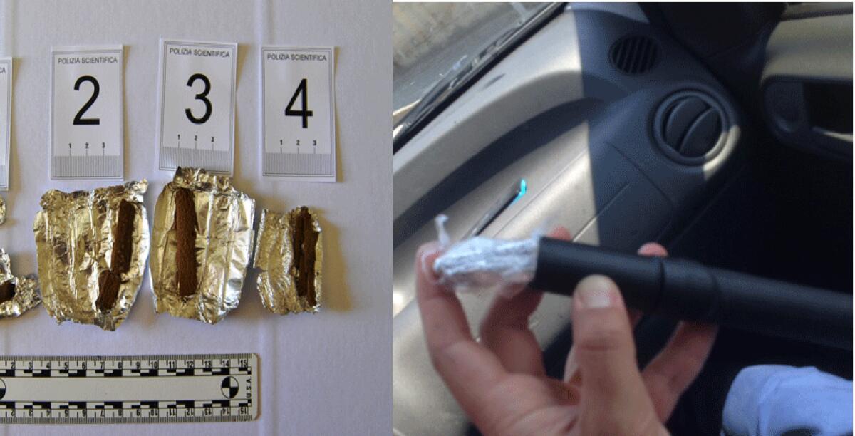 Hashish nascosto nella pompa della bici, segnalato un ventiquattrenne -