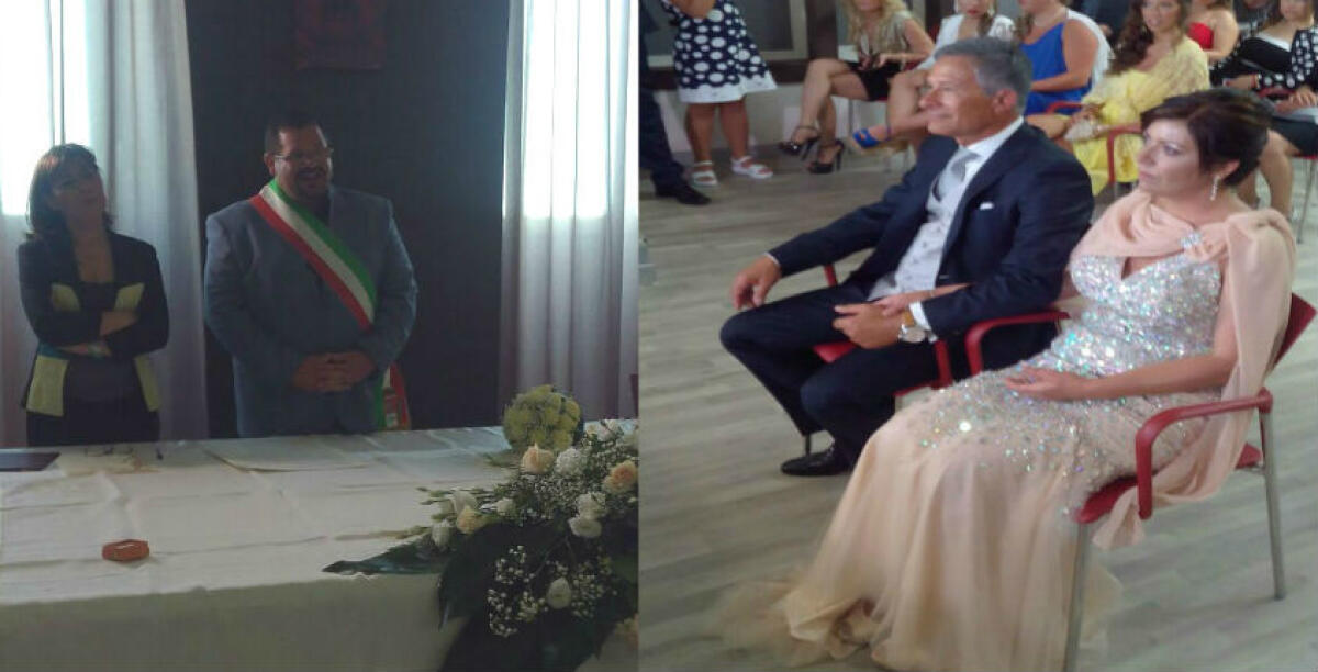 Un matrimonio...a cinquestelle: il neo sindaco Messinese "battezza" il primo rito civile della nuova amministrazione -