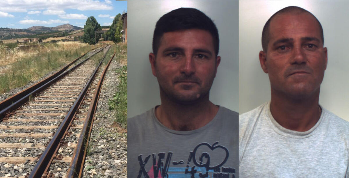 Hanno rubato 800 chili di ferro dalla stazione, arrestati dai carabinieri i fratelli Piscopo -