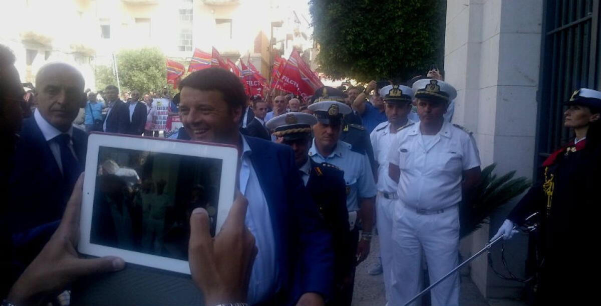 Trasferte e ammortizzatori sociali ma Renzi elogia "l'Eni a Gela": "Il sud che funziona" - 