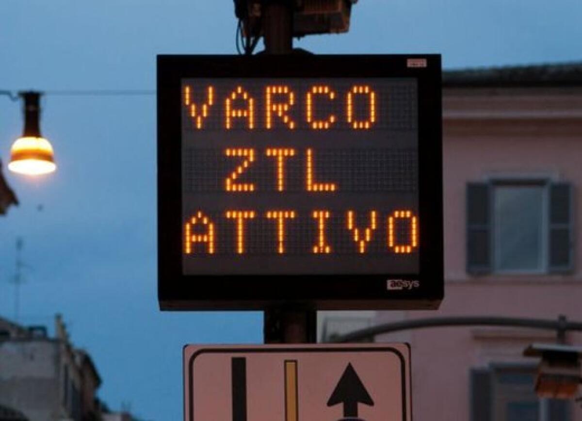 Ztl estesa da via Marconi a piazza Salandra fino al 10 ottobre -