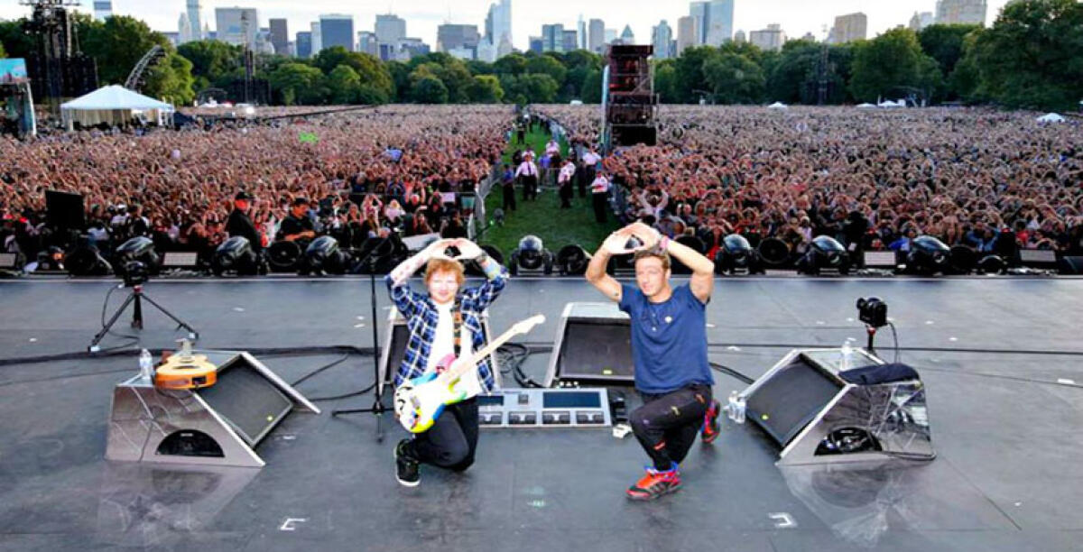 Coldplay, un inedito a sorpresa dal palco del Global Citizen Festival di New York -