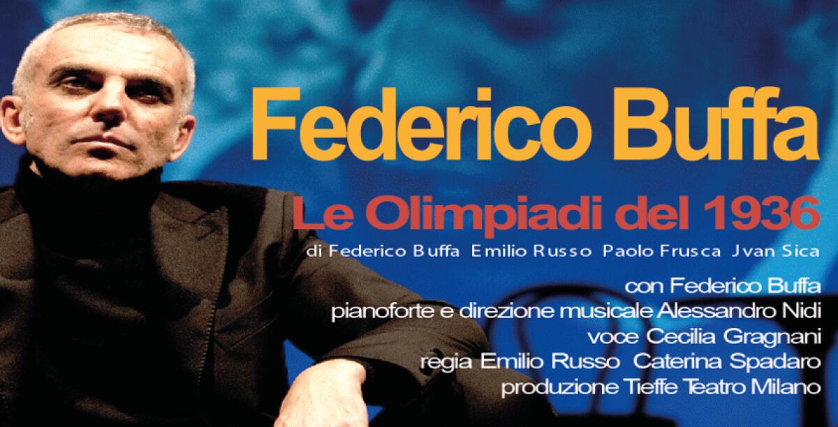 Le Olimpiadi del 1936 raccontate da Federico Buffa in uno stile unico e coinvolgente -