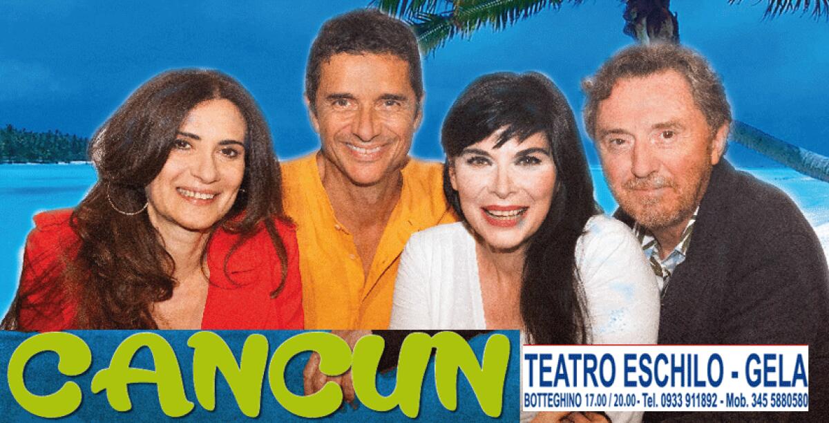 Mariangela D'Abbraccio e Blas Boca Rey protagonisti dello spettacolo "Cancun" - 