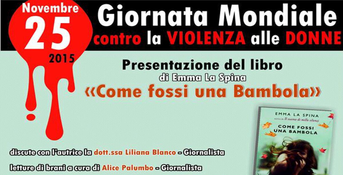 Giornale mondiale contro la violenza sulle donne, "Urla silenziose" e un convegno al Comune - 