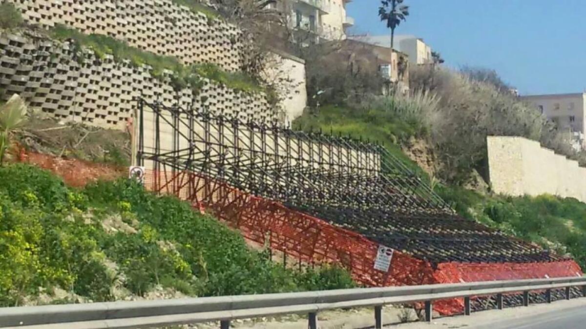Il costone di via Borsellino ancora a rischio, si mira a nuovi interventi sulle terre armate - 