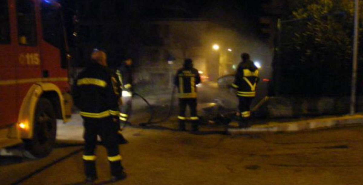 Fiamme ad Albani Roccella, distrutta una Yaris: era ferma da diverso tempo - 