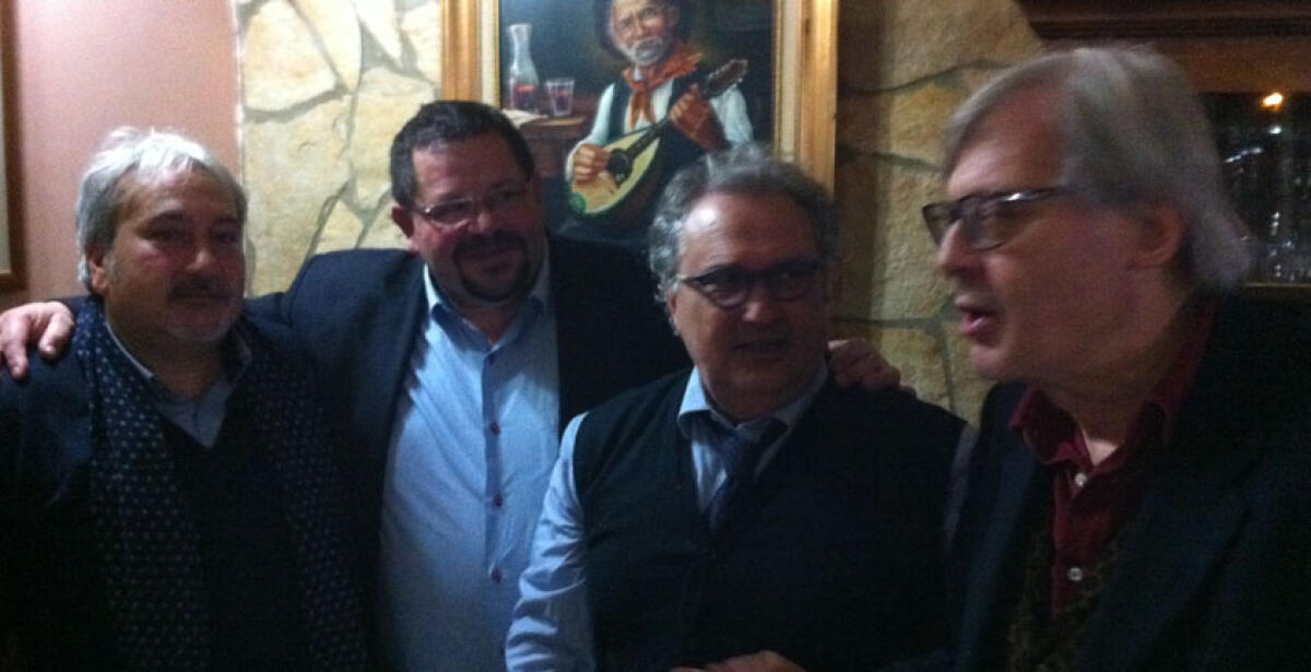 Sgarbi a cena con il sindaco: "Portate le vostre 10 opere più belle nel mondo! -