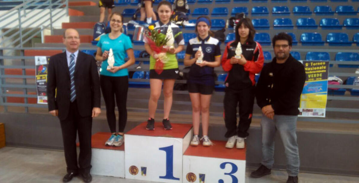 Federica Domicoli vince il torneo nazionale di tennis tavolo - 