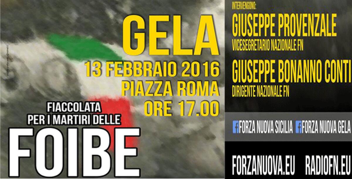 Sabato una fiaccolata per ricordare i martiri delle Foibe - 