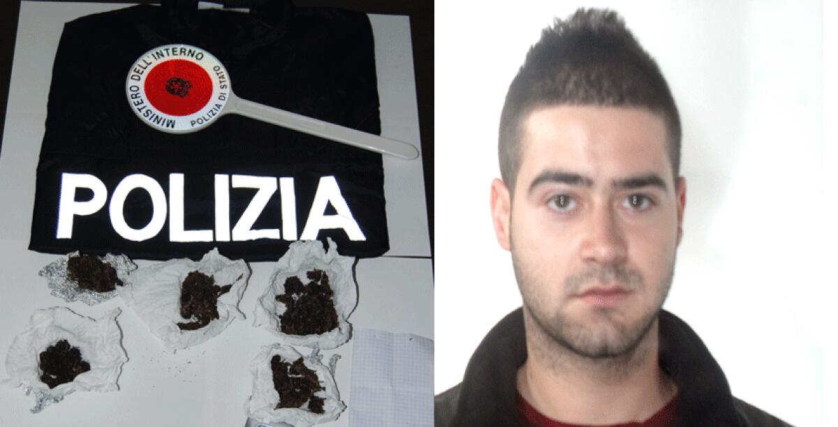 Nascondeva 50 grammi di marijuana sul terrazzo di casa, arrestato 23enne - 