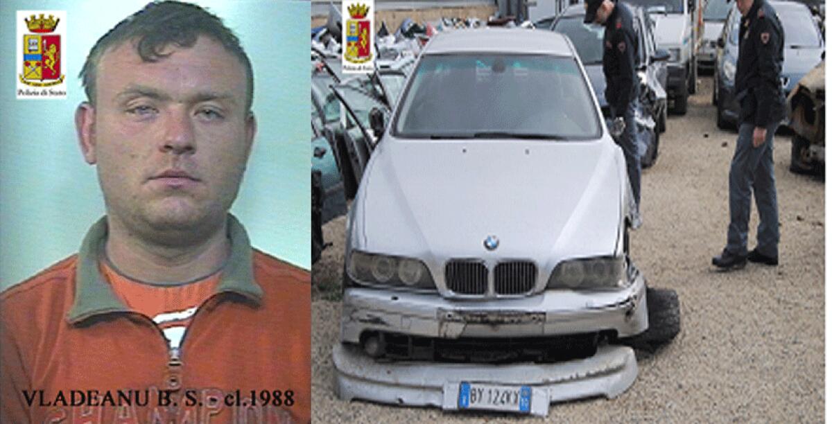 Arrestato il rumeno che ubriaco era fuggito dopo aver investito un'auto - 