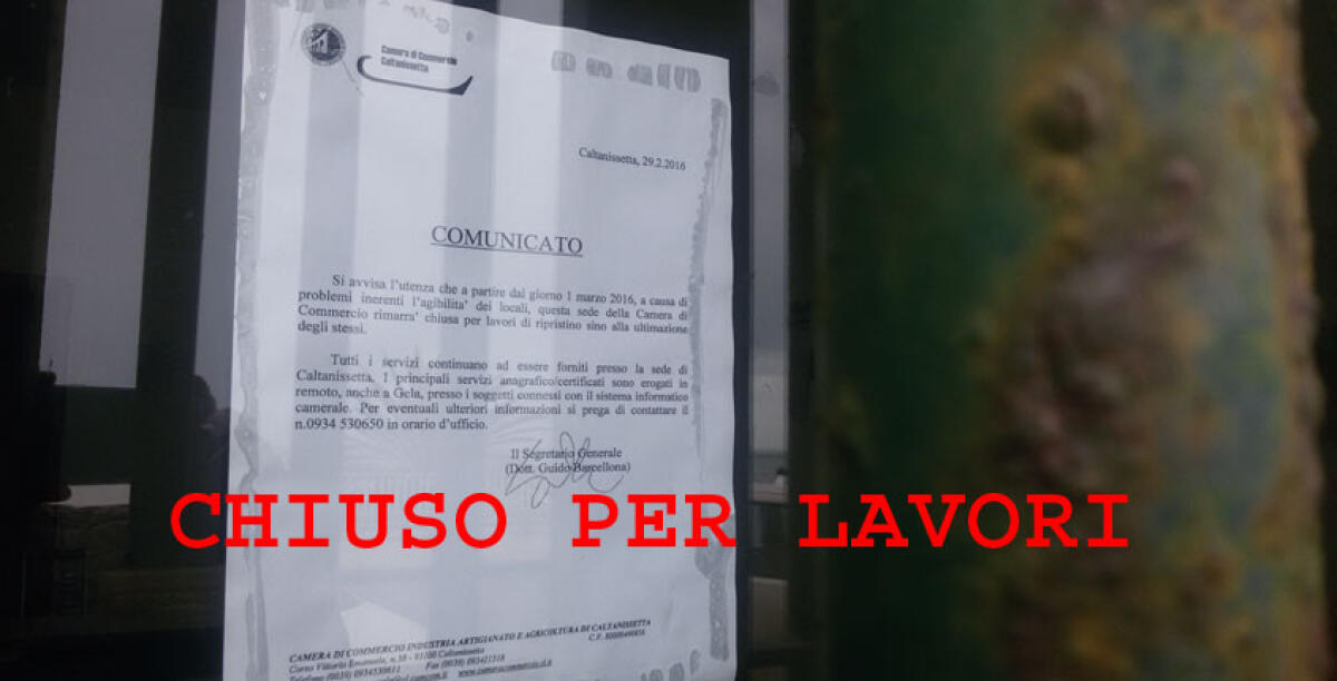Camera di Commercio e Serit chiuse, quando l'ex capoluogo detta ancora legge - 
