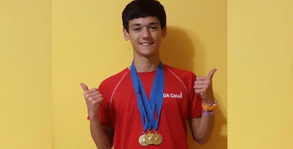 Samuele Licata trionfa ai Giochi delle Isole: due fantastici ori ed un bronzo - 