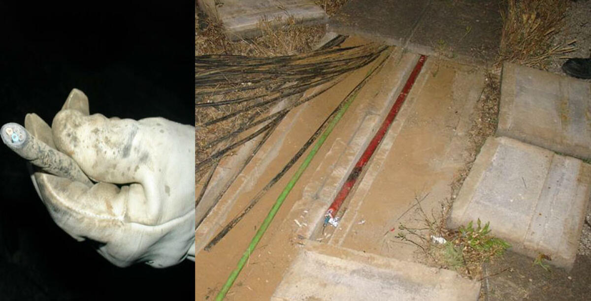 I carabinieri sventano l'ennesimo tentativo di furto di cavi alla stazione - 