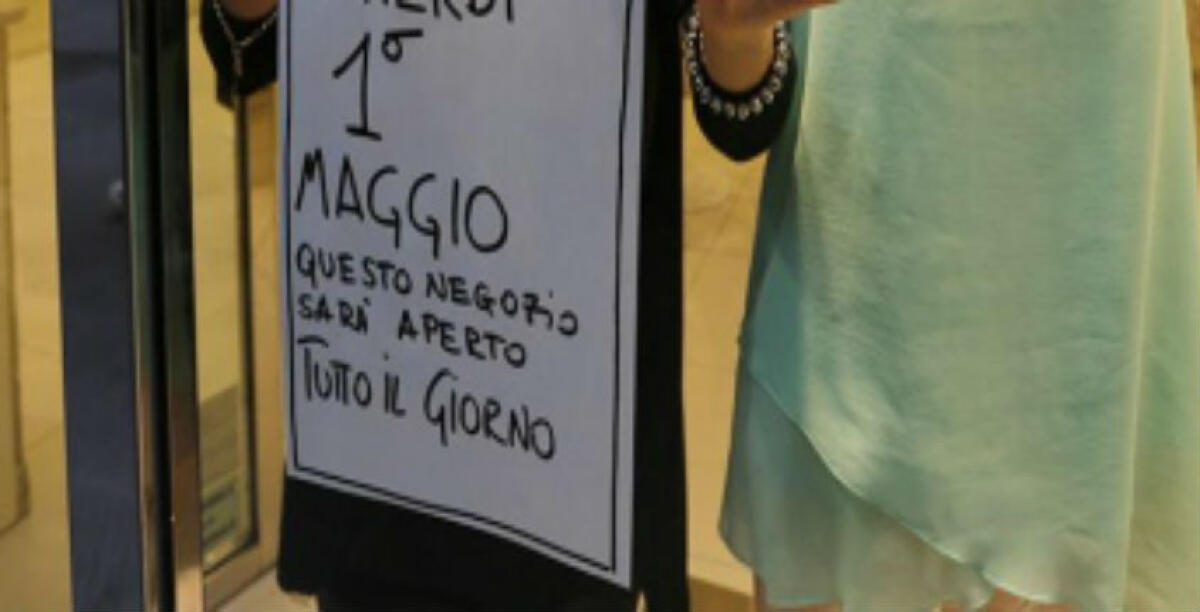 La festa del lavoro in città? Negozi aperti e commesse all'opera: "La legge lo permette e nessuno parla" - 