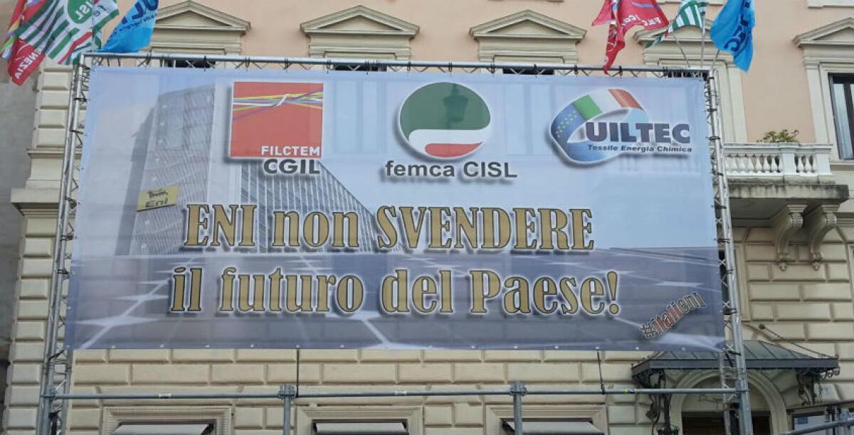 Gli investimenti Eni, tanti lavoratori locali dell'azienda in corteo a Roma: "Non bastano le promesse" - 