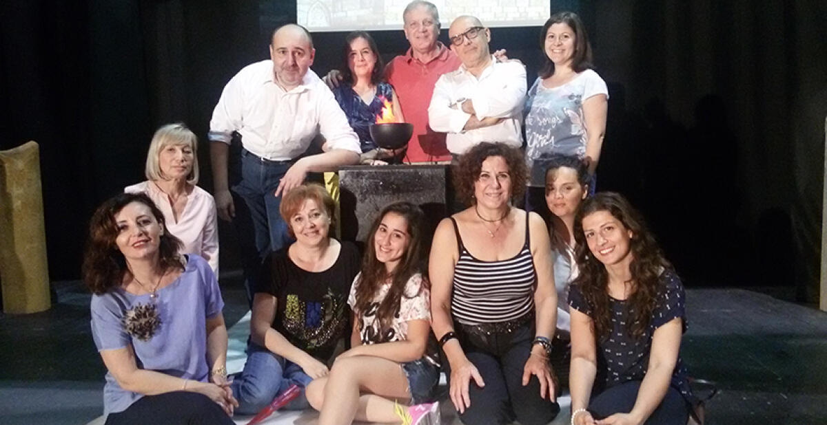 Attori per una notte, al teatro Eschilo "Sette contro Tebe"  con i corsisti del laboratorio - 