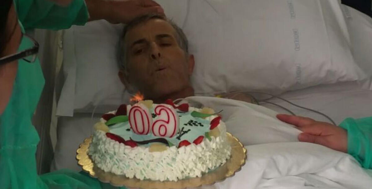 Compleanno in terapia intensiva, disabile spegne 60 candeline - 
