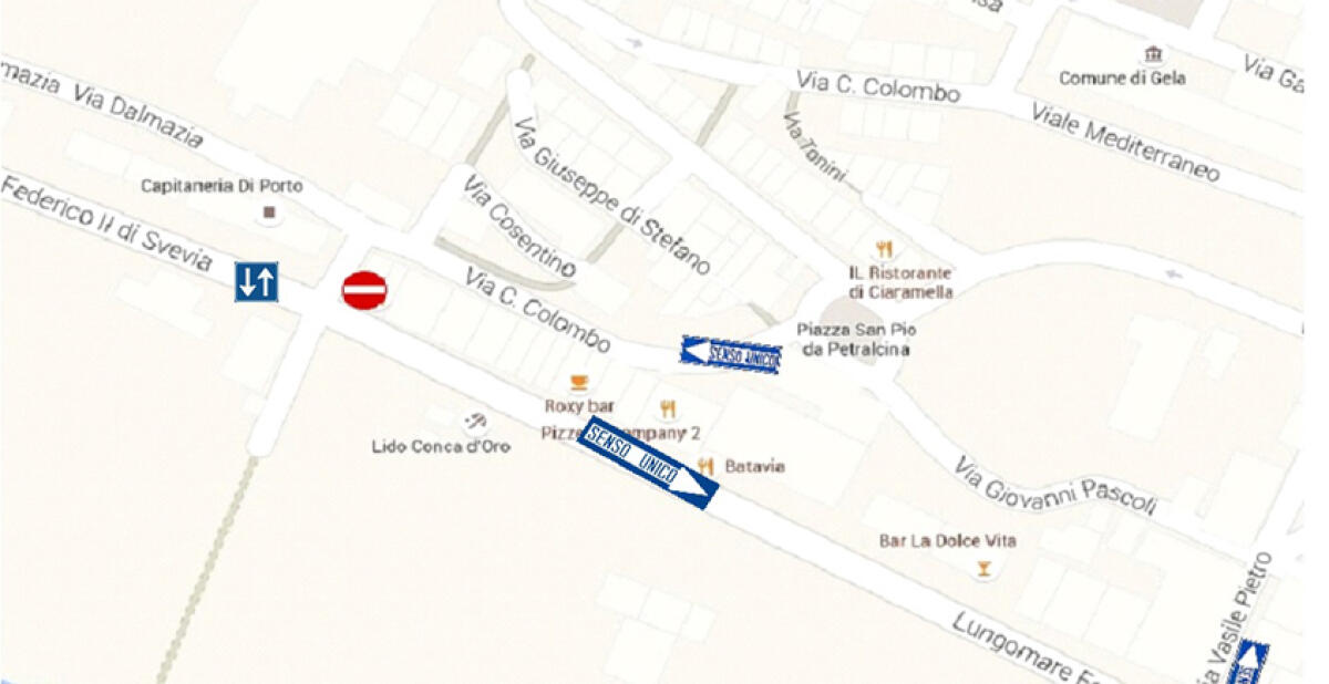 Parte la mini rivoluzione al Lungomare, attivi i nuovi sensi di marcia per via Vasile e via Colombo - 