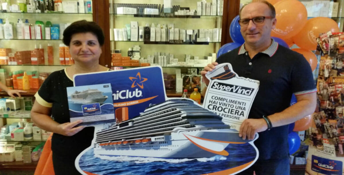 Voleva vincere dei bicchieri...invece andrà in crociera: ecco la fortunata premiata dalla farmacia Bordonaro - 