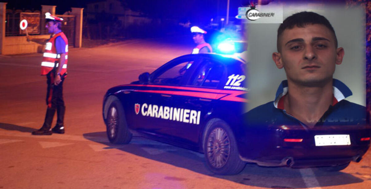 Non si ferma all'alt dei carabinieri e forza il posto di blocco, in manette un ventenne - 