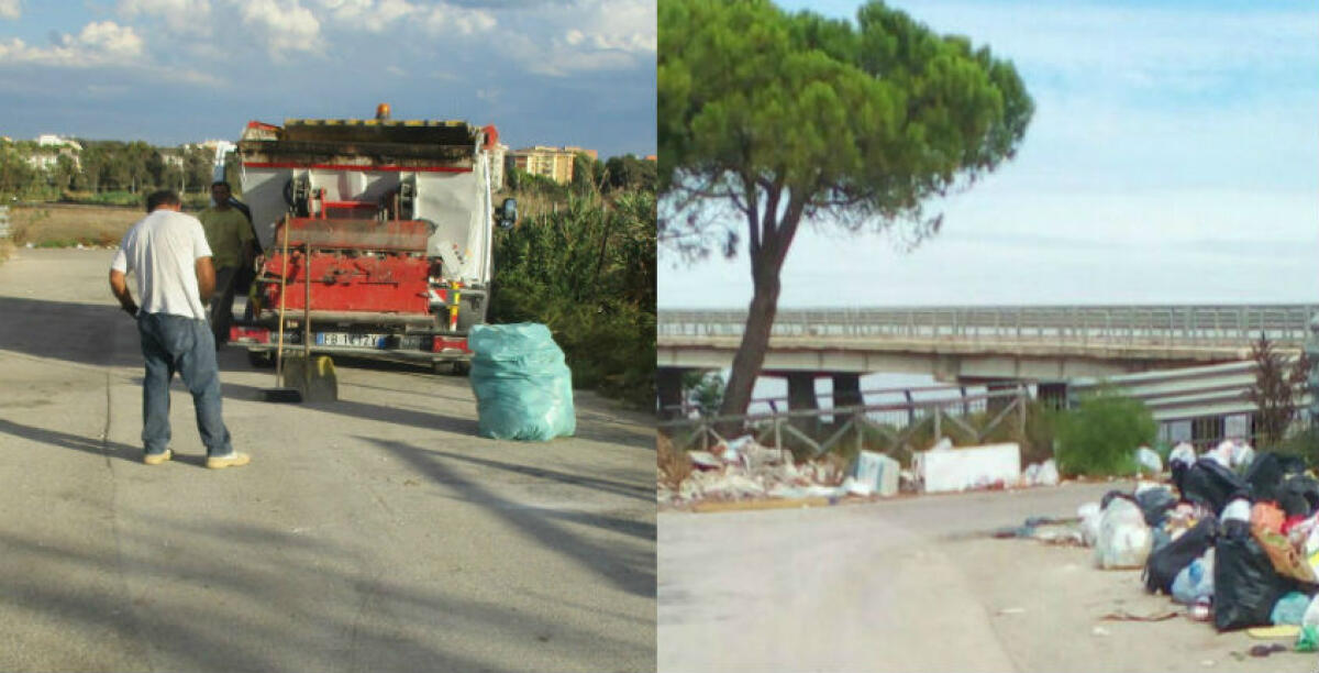 Bonificato l'asse viario di Montelungo, dopo la denuncia sono arrivati gli operai incaricati dal Comune - 