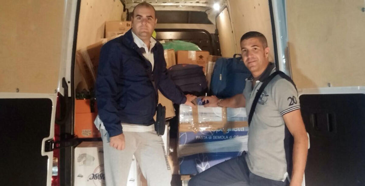 Da Gela un carico di beni per i terremotati, iniziativa degli operai della Turco costruzioni - 