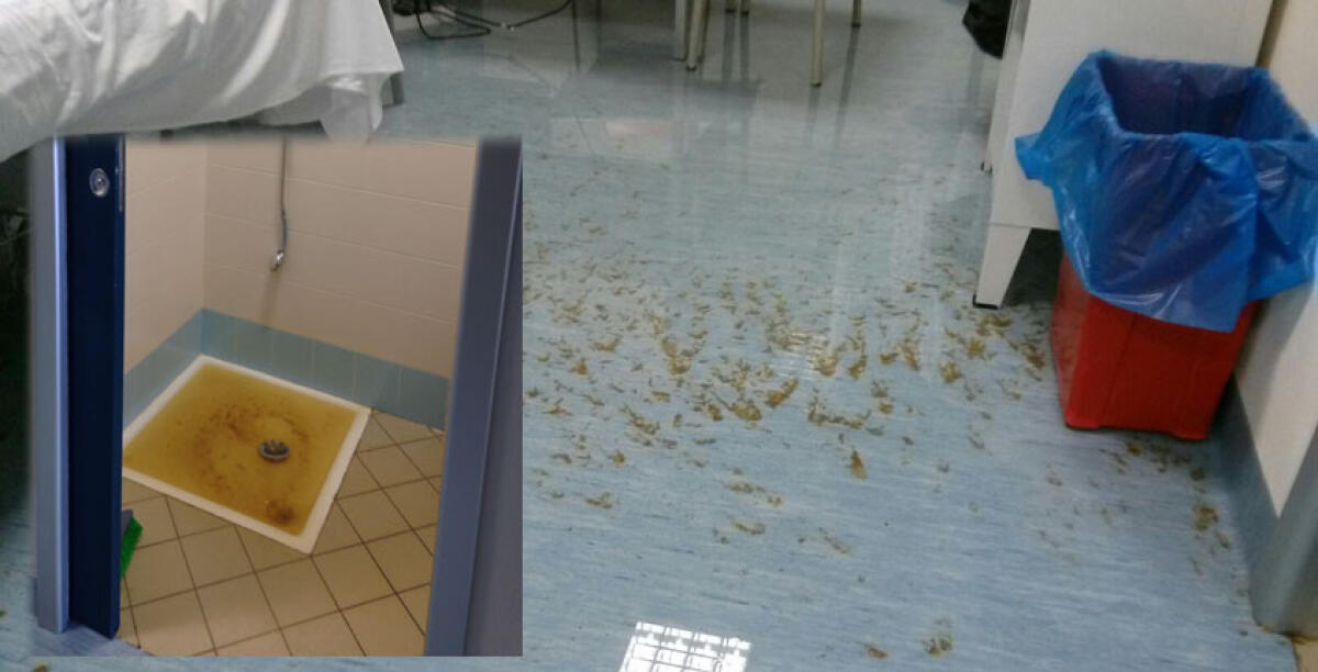 I liquami fognari invadono il nuovo Pronto Soccorso dell'ospedale - 