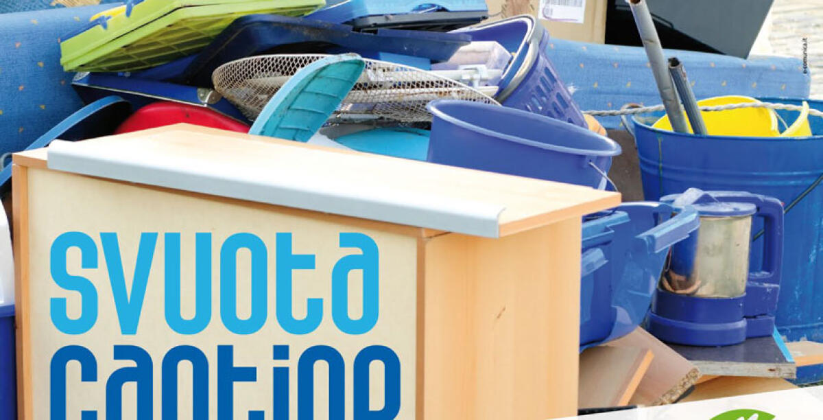 Rifiuti ingombranti, domenica si potrà conferire qualsiasi oggetto con l'iniziativa "Svuotacantina" - 