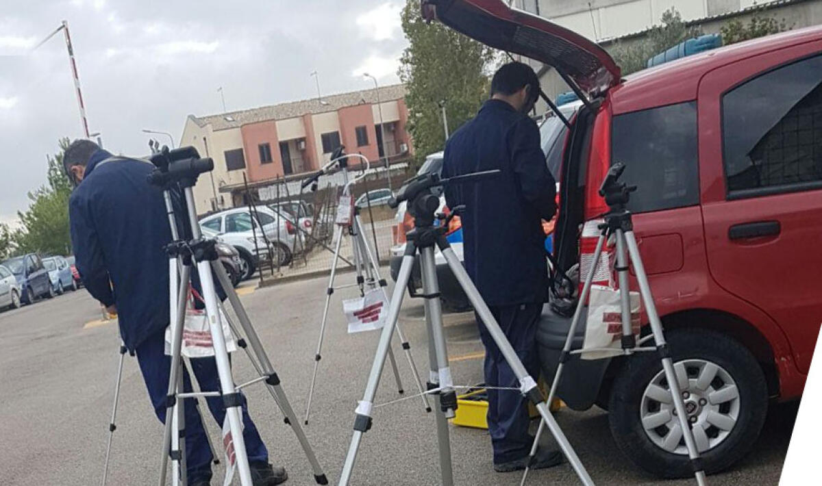 Rischio amianto, campionamenti dell'aria al comando di polizia municipale - 